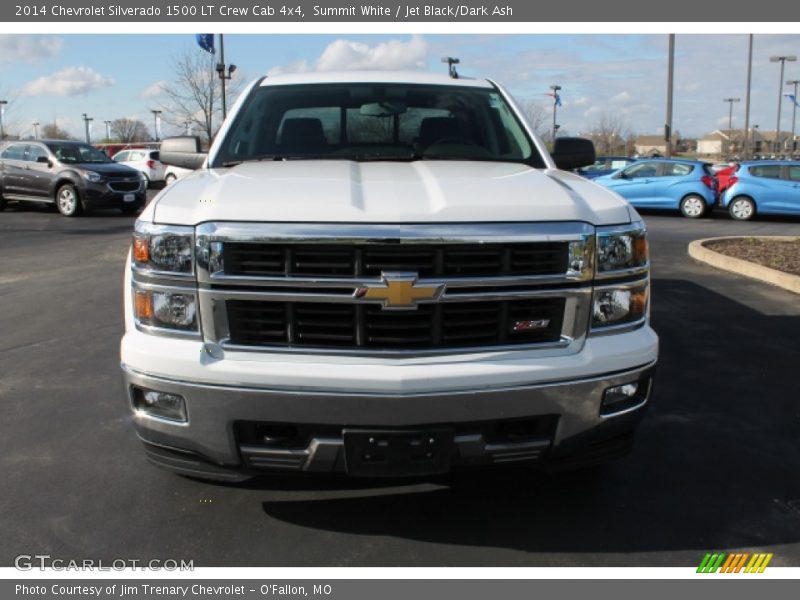 Summit White / Jet Black/Dark Ash 2014 Chevrolet Silverado 1500 LT Crew Cab 4x4