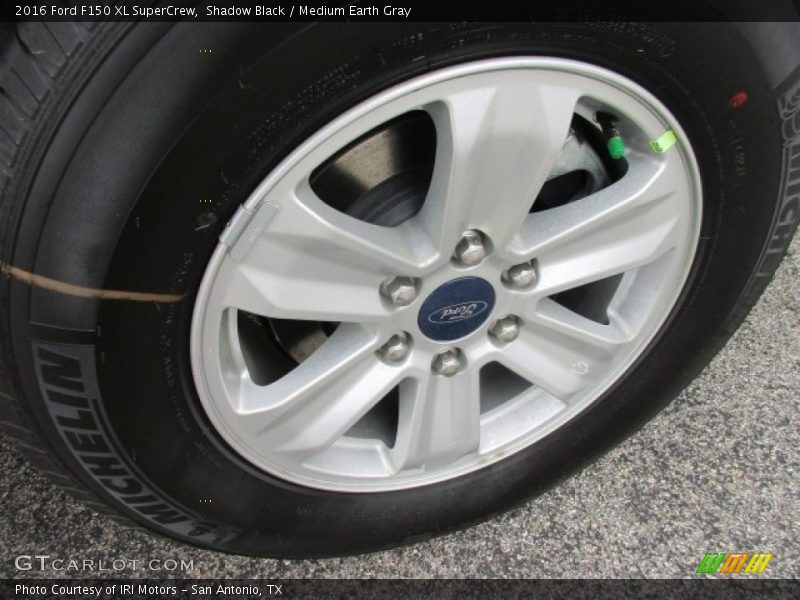 Shadow Black / Medium Earth Gray 2016 Ford F150 XL SuperCrew