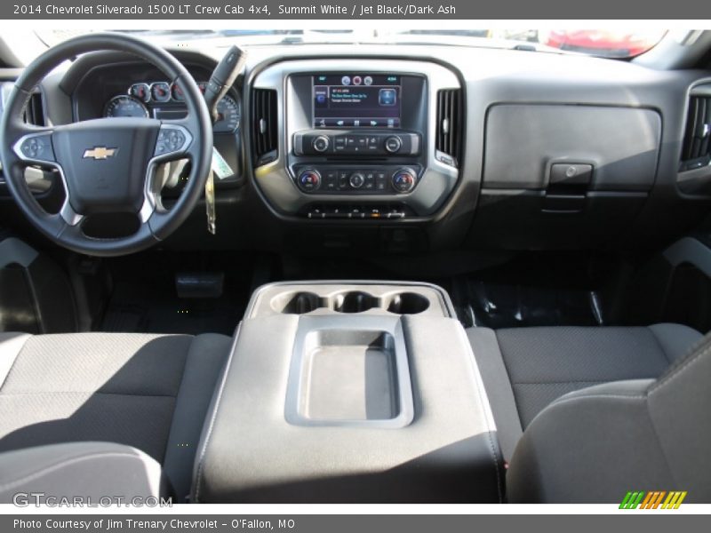 Summit White / Jet Black/Dark Ash 2014 Chevrolet Silverado 1500 LT Crew Cab 4x4