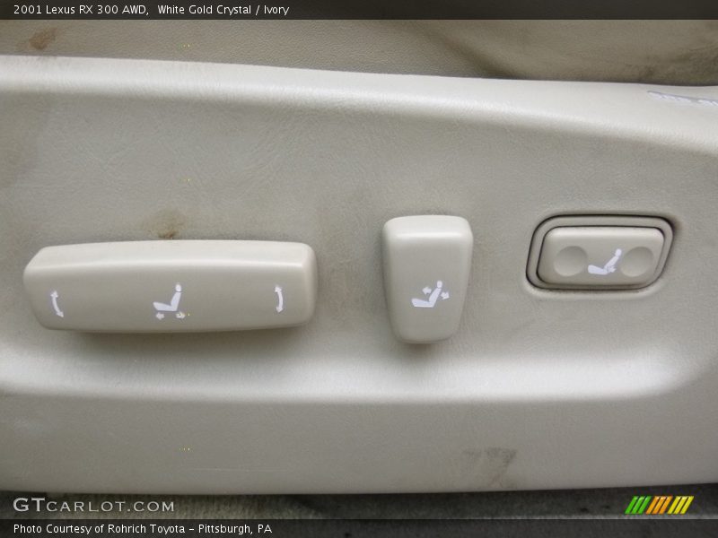 White Gold Crystal / Ivory 2001 Lexus RX 300 AWD
