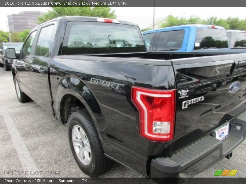 Shadow Black / Medium Earth Gray 2016 Ford F150 XL SuperCrew