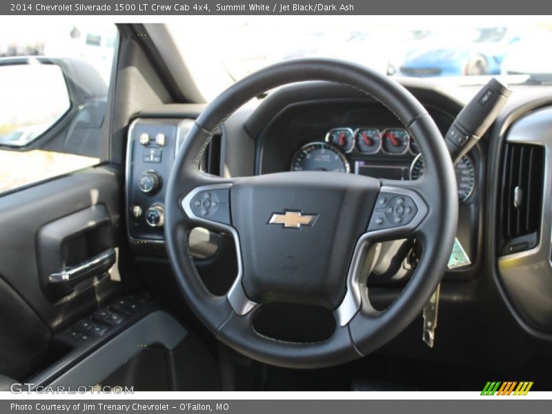 Summit White / Jet Black/Dark Ash 2014 Chevrolet Silverado 1500 LT Crew Cab 4x4