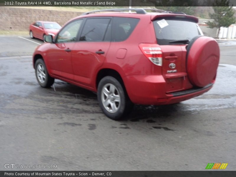 Barcelona Red Metallic / Sand Beige 2012 Toyota RAV4 I4 4WD