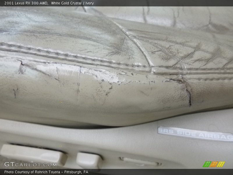 White Gold Crystal / Ivory 2001 Lexus RX 300 AWD