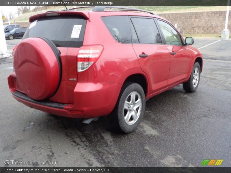 Barcelona Red Metallic / Sand Beige 2012 Toyota RAV4 I4 4WD