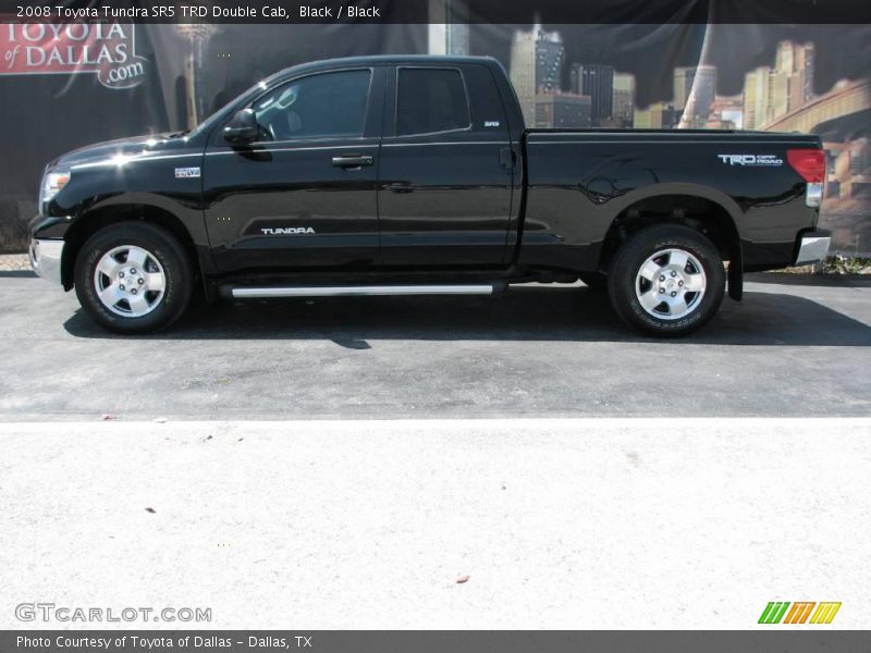 Black / Black 2008 Toyota Tundra SR5 TRD Double Cab