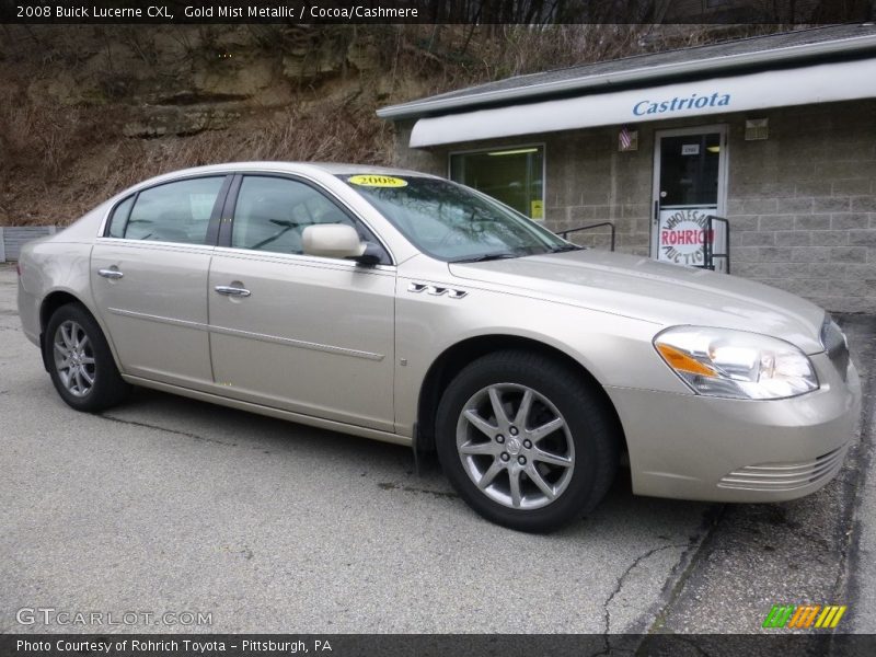 Gold Mist Metallic / Cocoa/Cashmere 2008 Buick Lucerne CXL