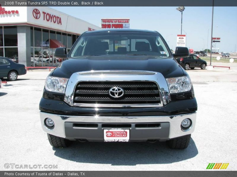 Black / Black 2008 Toyota Tundra SR5 TRD Double Cab