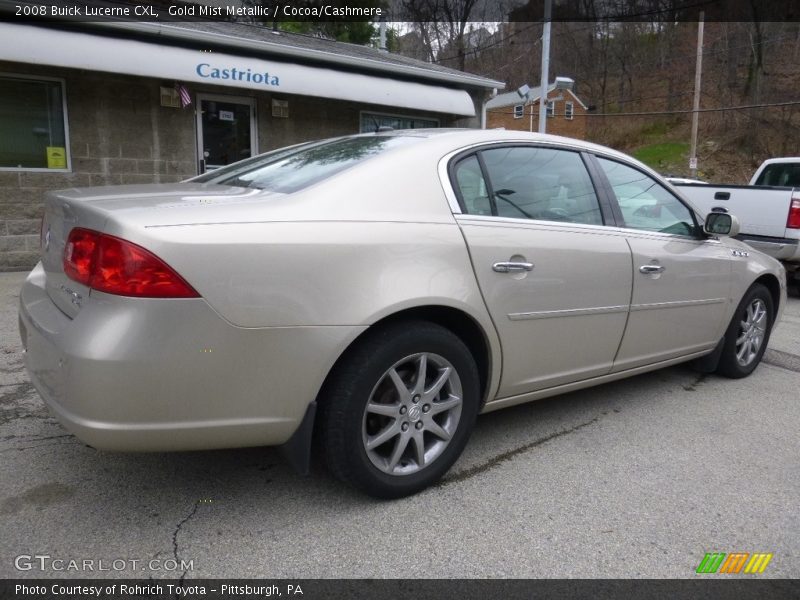 Gold Mist Metallic / Cocoa/Cashmere 2008 Buick Lucerne CXL