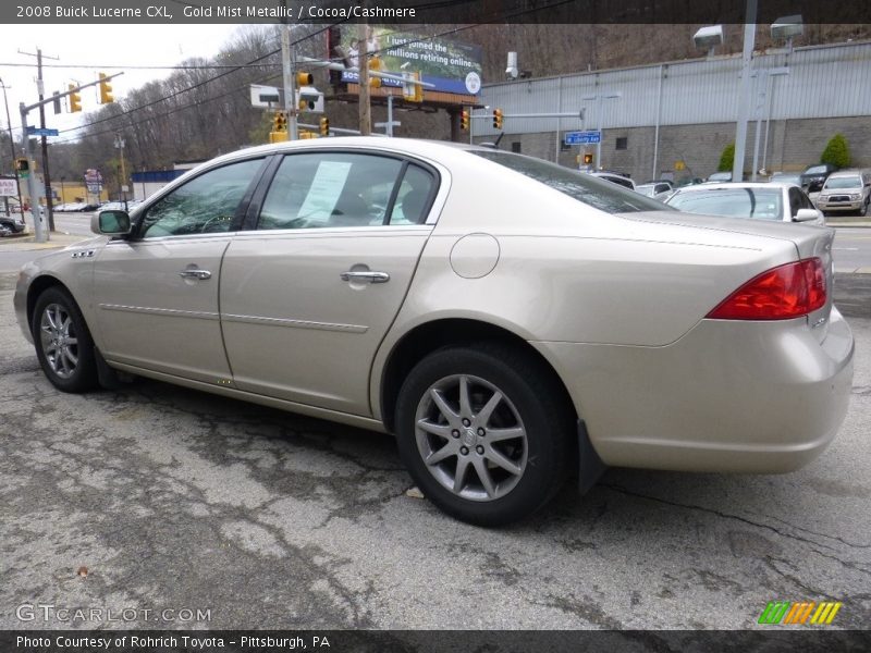 Gold Mist Metallic / Cocoa/Cashmere 2008 Buick Lucerne CXL