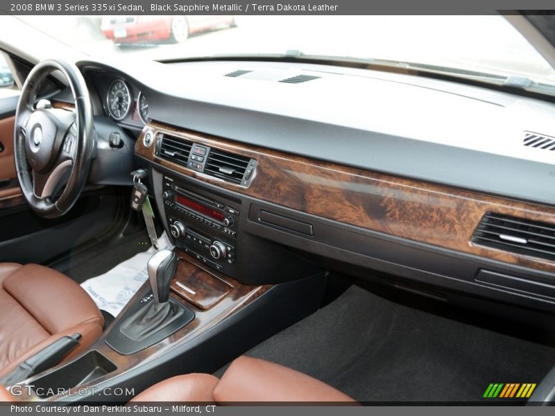 Black Sapphire Metallic / Terra Dakota Leather 2008 BMW 3 Series 335xi Sedan