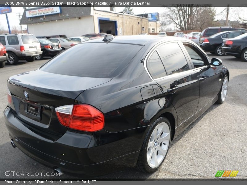 Black Sapphire Metallic / Terra Dakota Leather 2008 BMW 3 Series 335xi Sedan