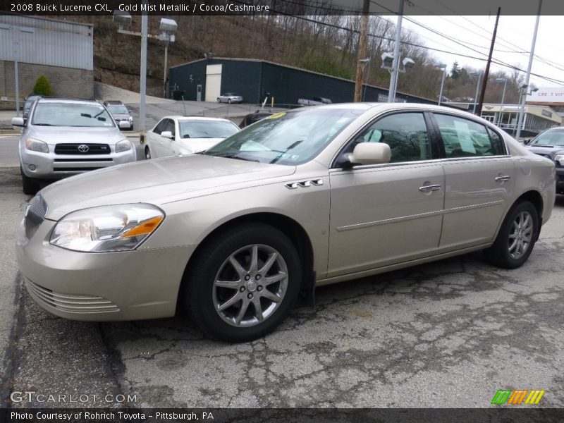 Gold Mist Metallic / Cocoa/Cashmere 2008 Buick Lucerne CXL