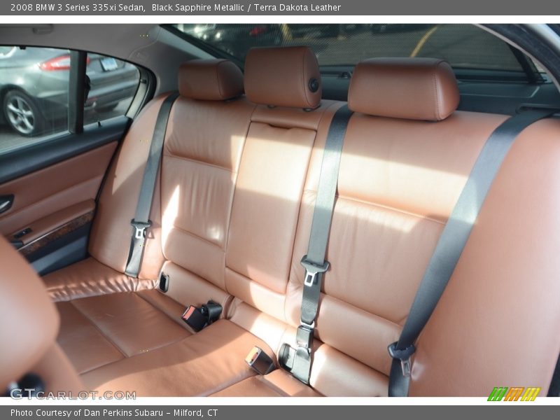 Black Sapphire Metallic / Terra Dakota Leather 2008 BMW 3 Series 335xi Sedan