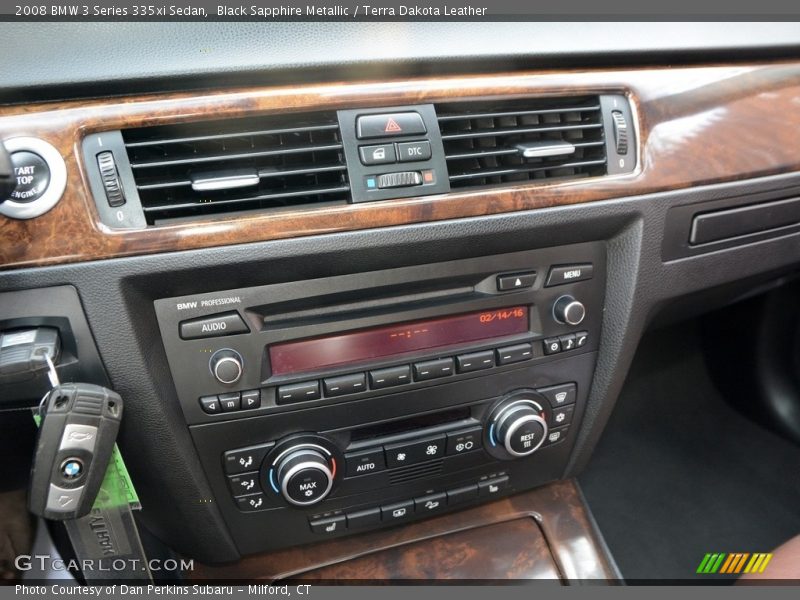 Black Sapphire Metallic / Terra Dakota Leather 2008 BMW 3 Series 335xi Sedan
