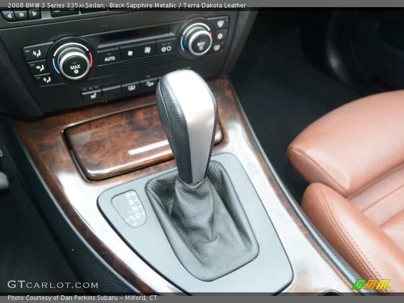 Black Sapphire Metallic / Terra Dakota Leather 2008 BMW 3 Series 335xi Sedan