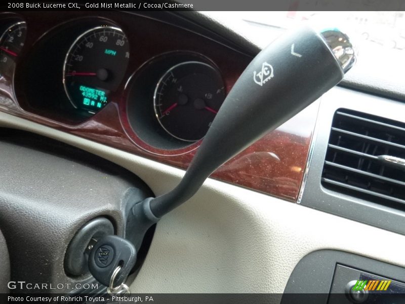 Gold Mist Metallic / Cocoa/Cashmere 2008 Buick Lucerne CXL