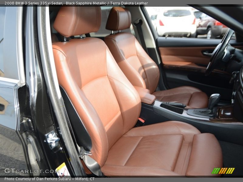 Black Sapphire Metallic / Terra Dakota Leather 2008 BMW 3 Series 335xi Sedan