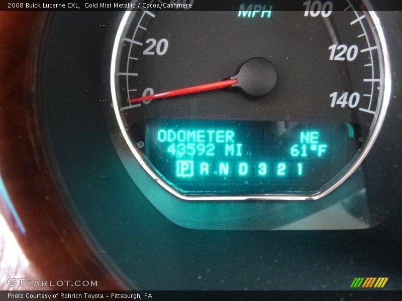 Gold Mist Metallic / Cocoa/Cashmere 2008 Buick Lucerne CXL