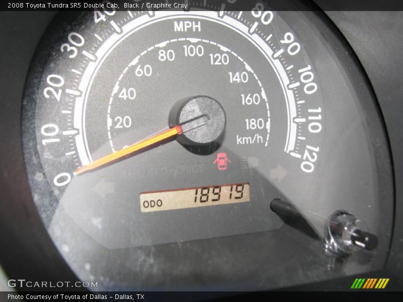 Black / Graphite Gray 2008 Toyota Tundra SR5 Double Cab