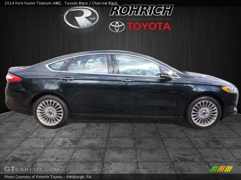 Tuxedo Black / Charcoal Black 2014 Ford Fusion Titanium AWD