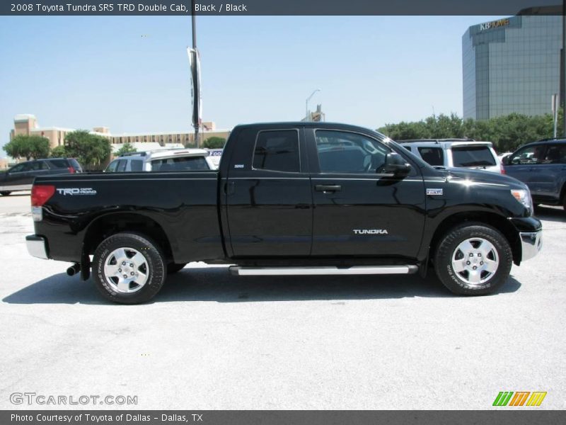 Black / Black 2008 Toyota Tundra SR5 TRD Double Cab