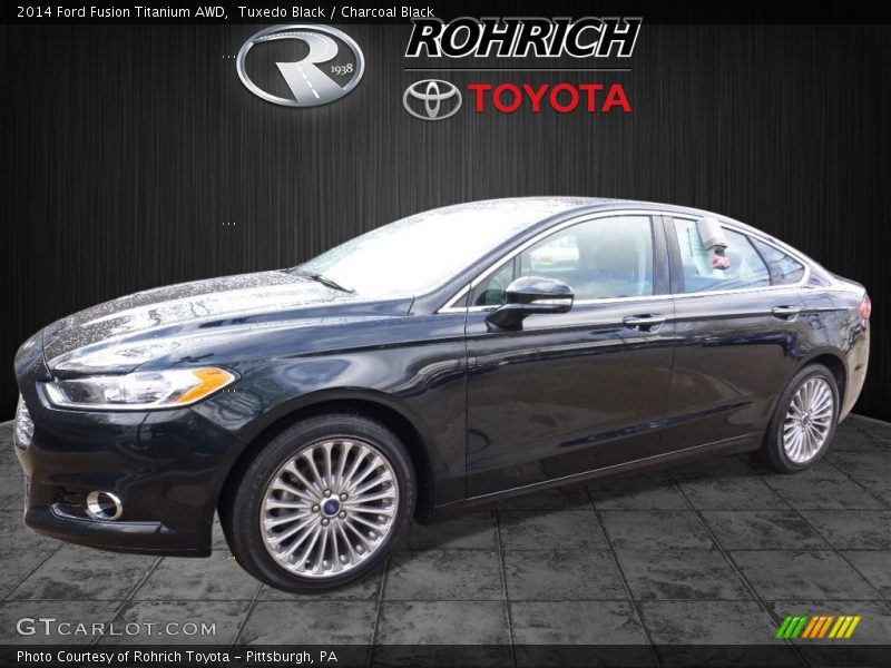 Tuxedo Black / Charcoal Black 2014 Ford Fusion Titanium AWD