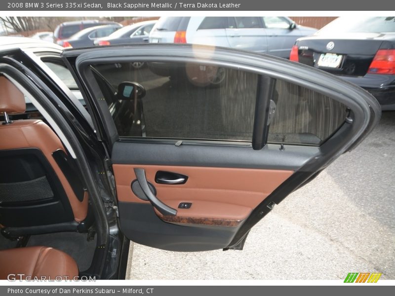 Black Sapphire Metallic / Terra Dakota Leather 2008 BMW 3 Series 335xi Sedan
