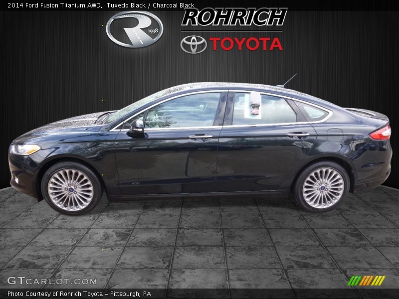 Tuxedo Black / Charcoal Black 2014 Ford Fusion Titanium AWD
