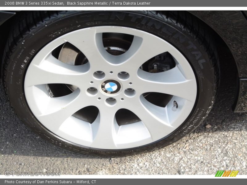 Black Sapphire Metallic / Terra Dakota Leather 2008 BMW 3 Series 335xi Sedan
