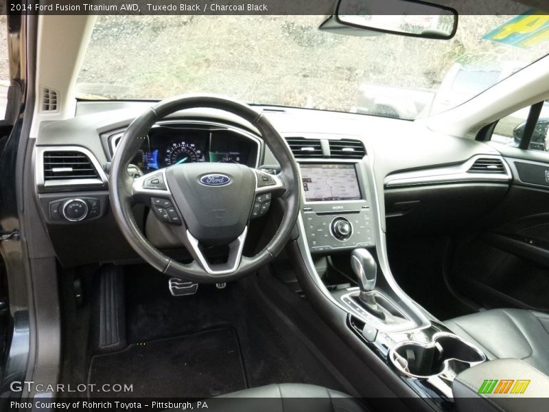 Tuxedo Black / Charcoal Black 2014 Ford Fusion Titanium AWD
