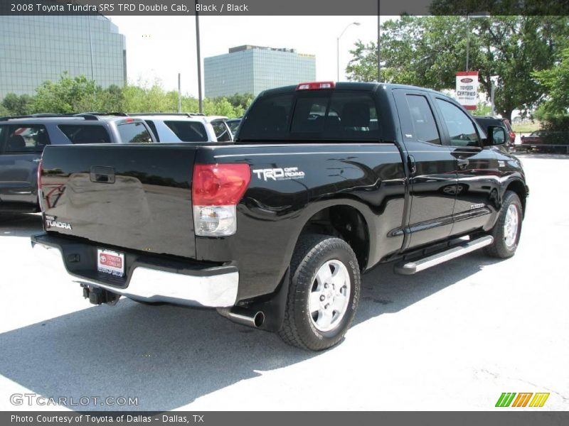 Black / Black 2008 Toyota Tundra SR5 TRD Double Cab