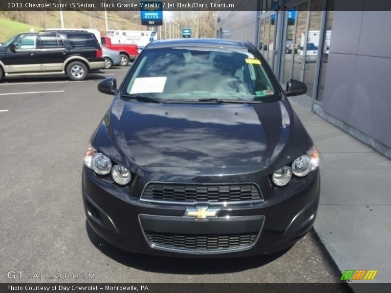 Black Granite Metallic / Jet Black/Dark Titanium 2013 Chevrolet Sonic LS Sedan