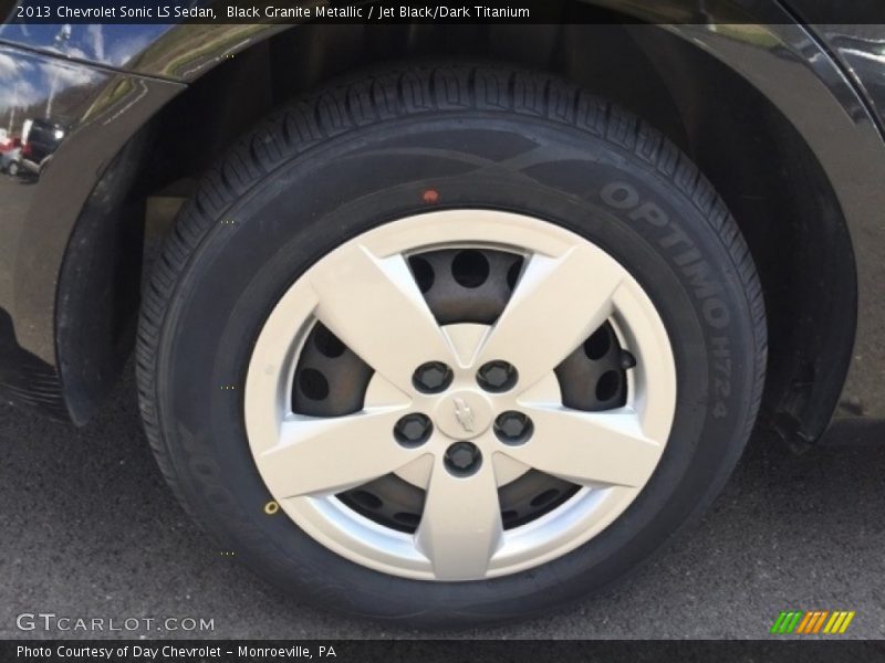 Black Granite Metallic / Jet Black/Dark Titanium 2013 Chevrolet Sonic LS Sedan