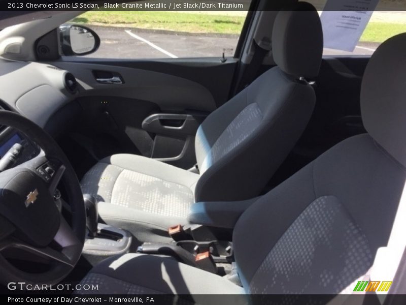 Black Granite Metallic / Jet Black/Dark Titanium 2013 Chevrolet Sonic LS Sedan