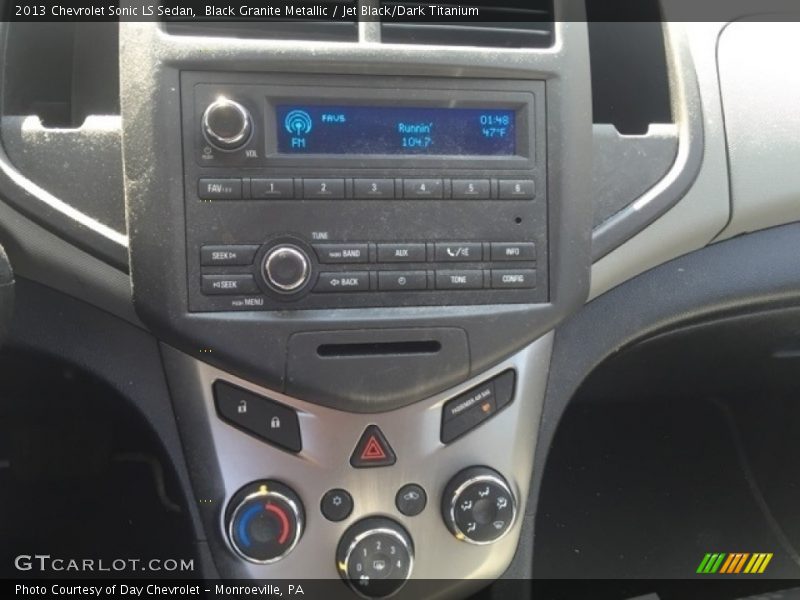 Black Granite Metallic / Jet Black/Dark Titanium 2013 Chevrolet Sonic LS Sedan