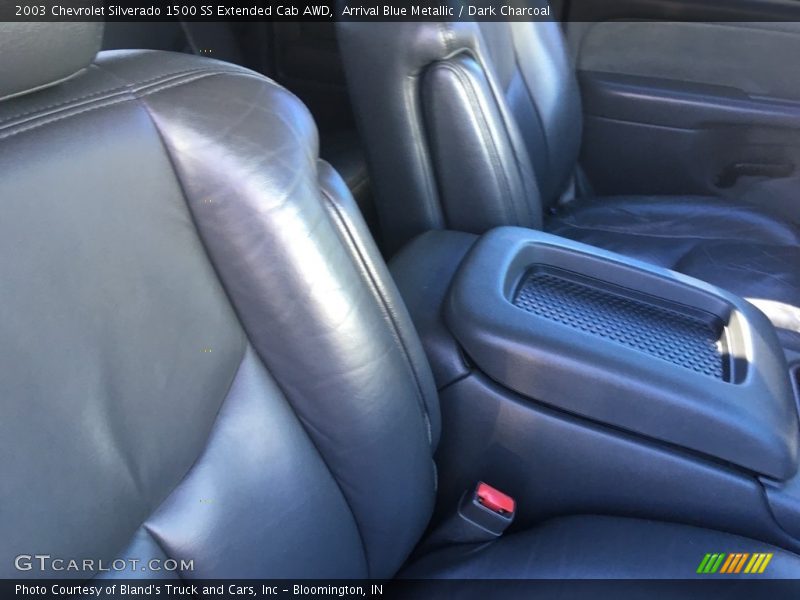 Arrival Blue Metallic / Dark Charcoal 2003 Chevrolet Silverado 1500 SS Extended Cab AWD