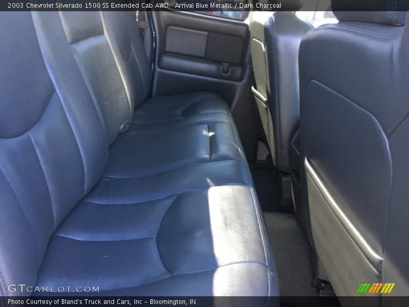 Arrival Blue Metallic / Dark Charcoal 2003 Chevrolet Silverado 1500 SS Extended Cab AWD