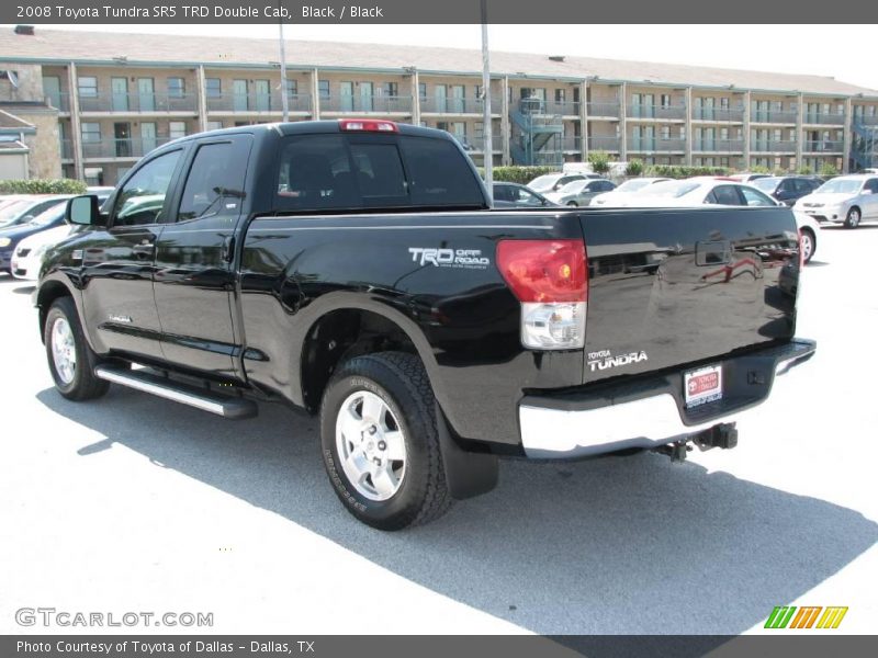 Black / Black 2008 Toyota Tundra SR5 TRD Double Cab