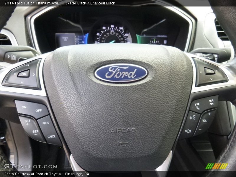 Tuxedo Black / Charcoal Black 2014 Ford Fusion Titanium AWD