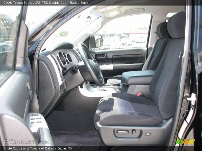 Black / Black 2008 Toyota Tundra SR5 TRD Double Cab