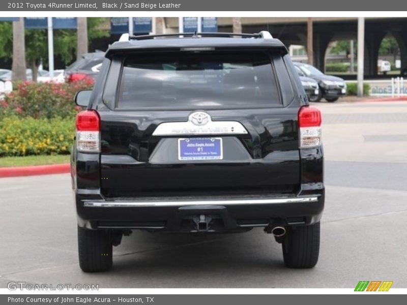 Black / Sand Beige Leather 2012 Toyota 4Runner Limited