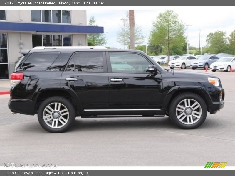 Black / Sand Beige Leather 2012 Toyota 4Runner Limited