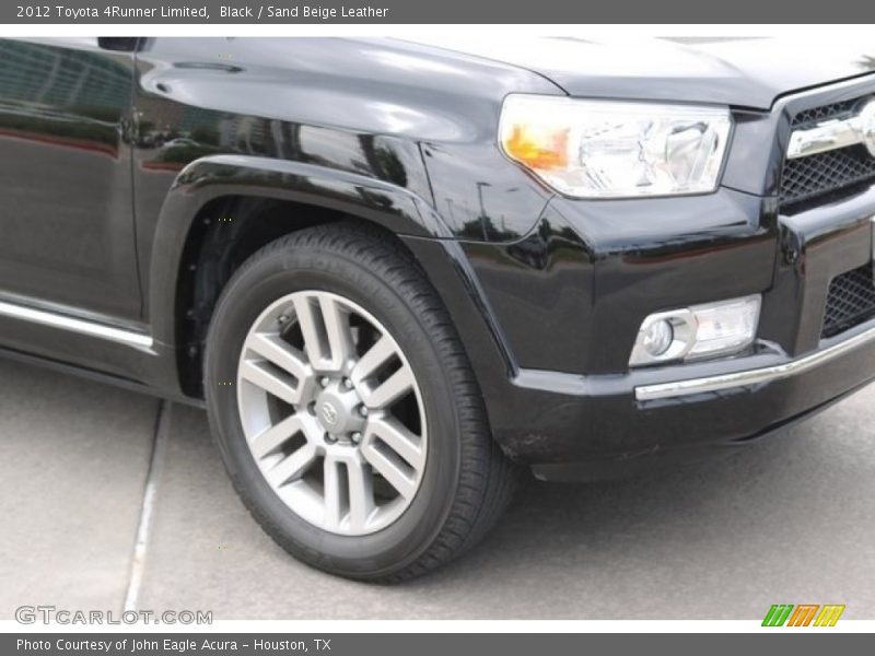 Black / Sand Beige Leather 2012 Toyota 4Runner Limited