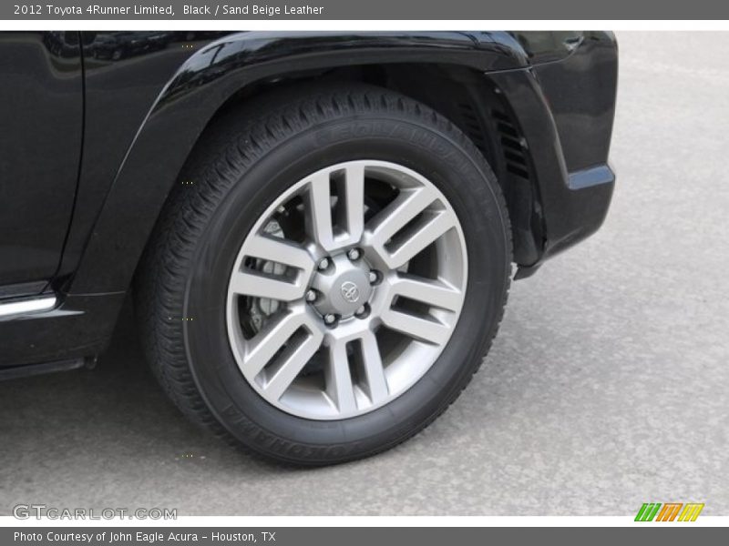 Black / Sand Beige Leather 2012 Toyota 4Runner Limited