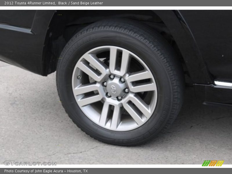 Black / Sand Beige Leather 2012 Toyota 4Runner Limited