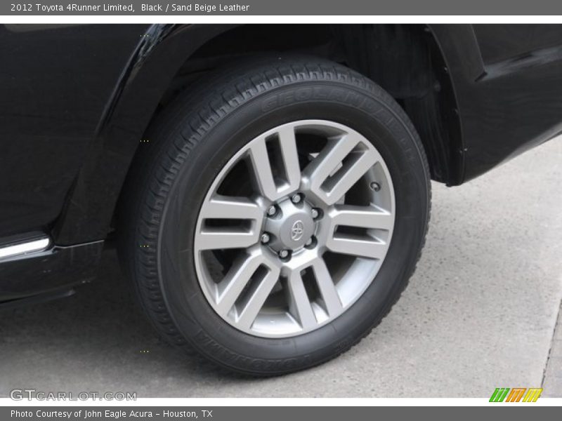 Black / Sand Beige Leather 2012 Toyota 4Runner Limited