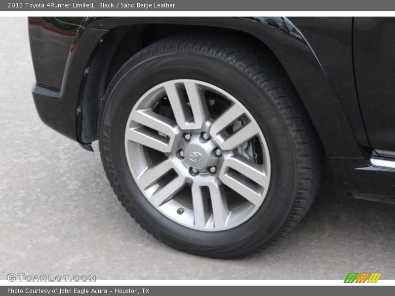 Black / Sand Beige Leather 2012 Toyota 4Runner Limited