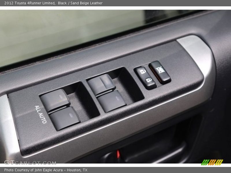 Black / Sand Beige Leather 2012 Toyota 4Runner Limited