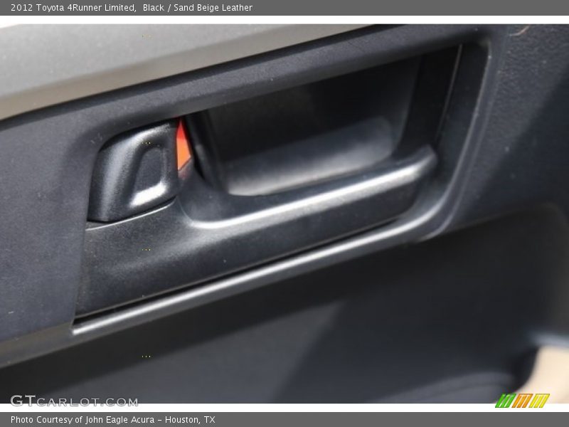 Black / Sand Beige Leather 2012 Toyota 4Runner Limited